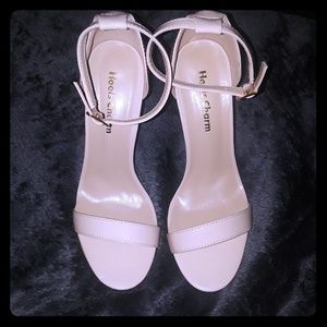 Heels charm sandals women's
